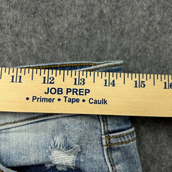 Judy Blue High Waist Paint Splatter Cut Off Jean Shorts Women's Sz M Distressed - Picture 7 of 10